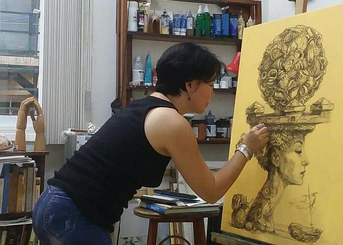 Alicia de la Campa Pak working
