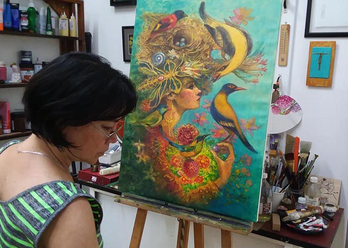 Alicia de la Campa Pak working